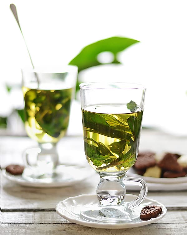 Hot Mint Tea